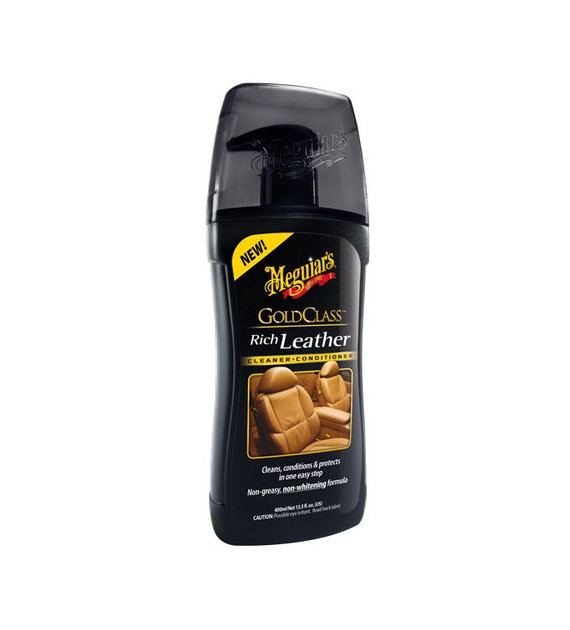 MEGUIARS Rich Leather cleaner do skóry Gold Class 400ml