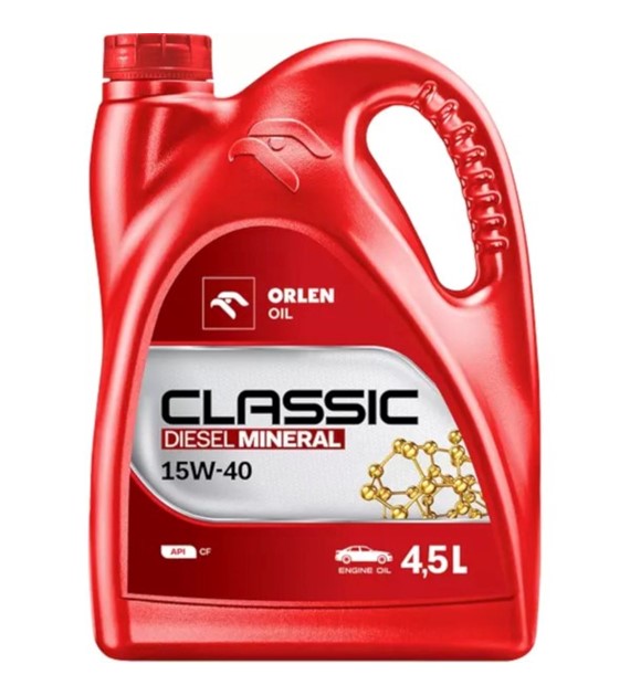 Olej Orlen Platinum Classic Diesel  15W/40 op. 4.5l