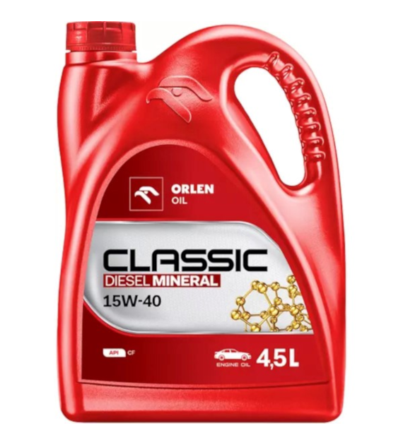 Olej Orlen Platinum Classic Diesel  15W/40 op. 4.5l