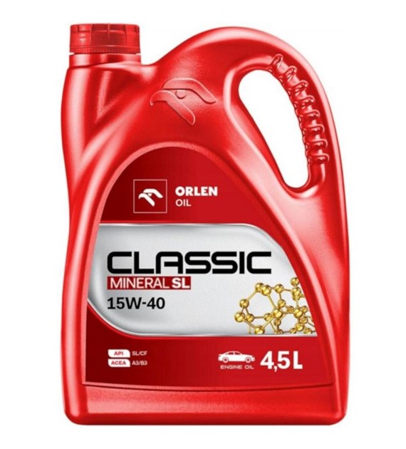 Olej Orlen Platinum Classic   15W/40 op. 4.5l