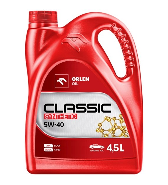 Olej Orlen Platinum Classic  5W/40 op. 4.5l