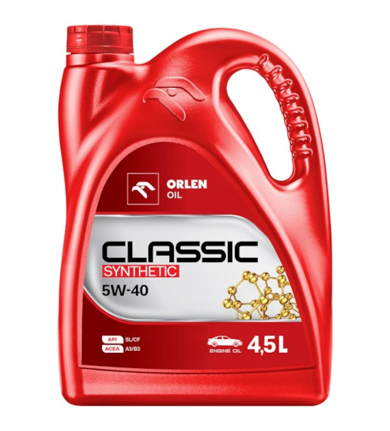 Olej Orlen Platinum Classic  5W/40 op. 4.5l