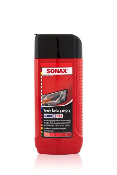 SONAX Polish&Wax wosk kolor. czerwony 250ml (296441)