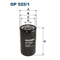 Filtr OP525/1  zam. OC221