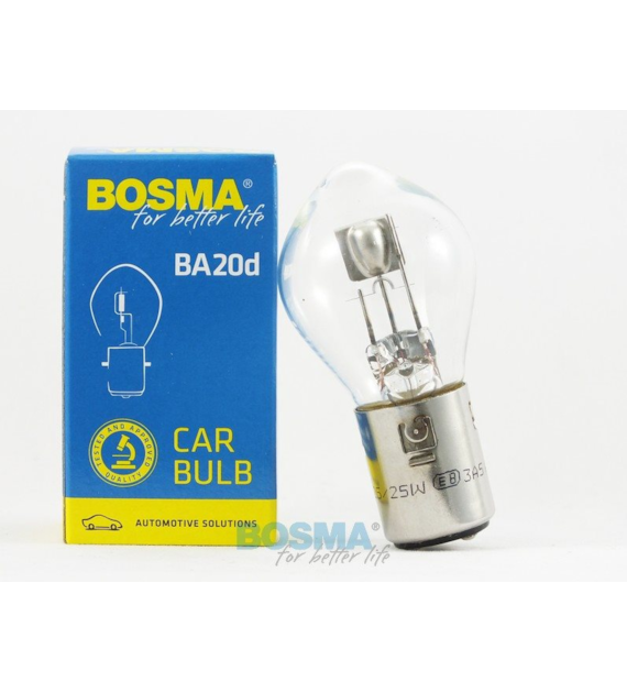 Żarówka 12V 25/25W Ba20d  BOSMA S1 *1178* ameryka