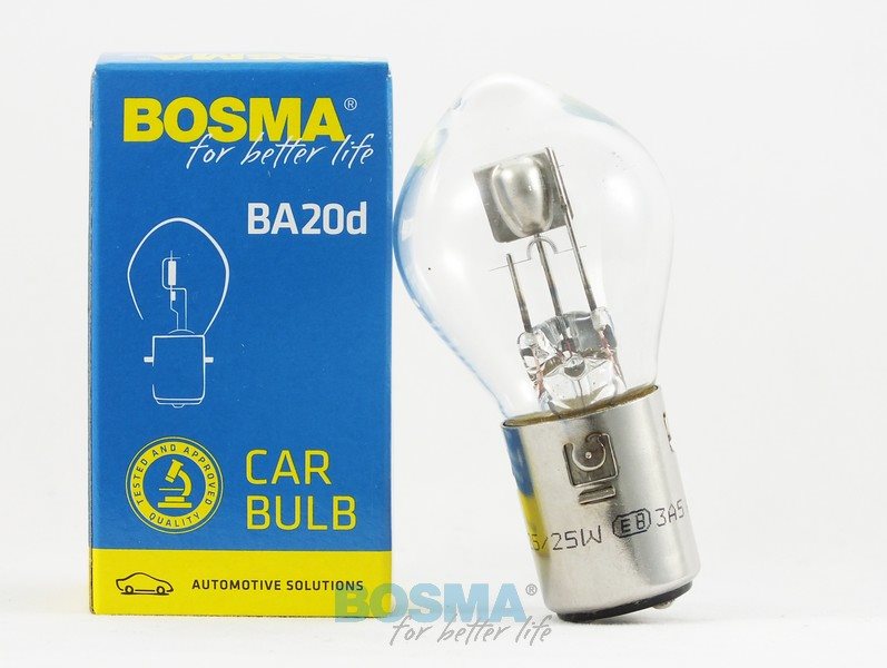 Żarówka 12V 25/25W Ba20d  BOSMA S1 *1178* ameryka