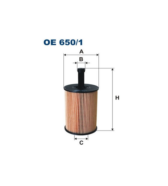 Filtr OE650/1 zam.OX188D