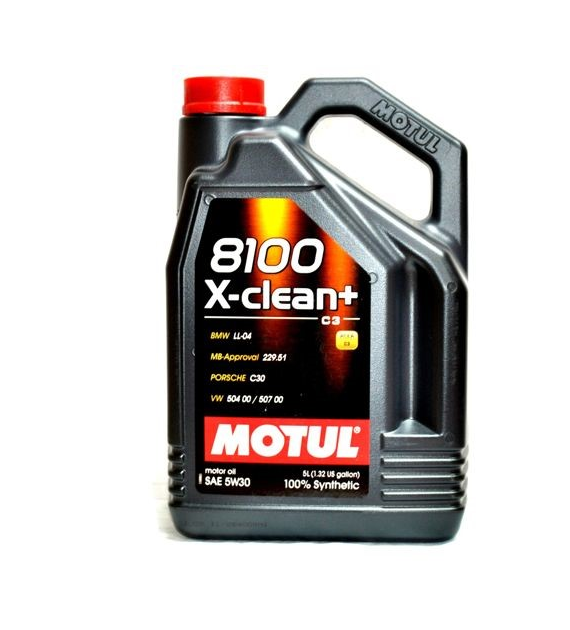 Olej Motul 8100 X-CLEAN + (C3)  5W/30 5L    504.00 507.00