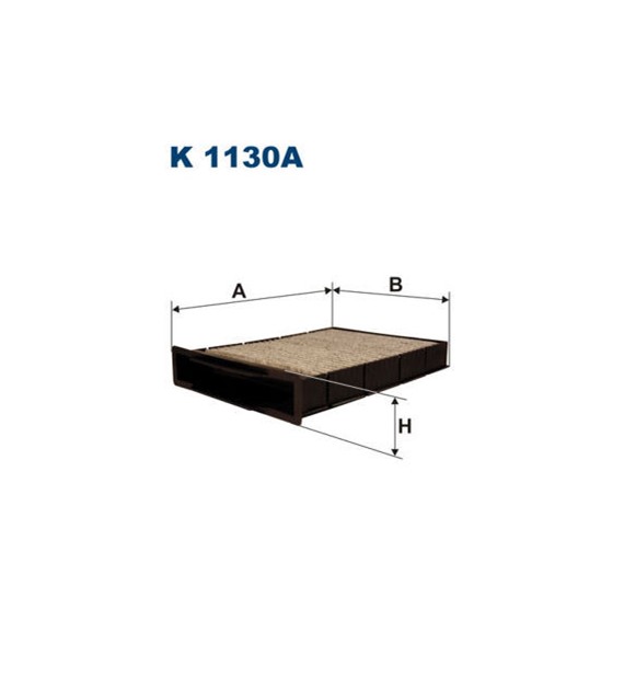 Filtr kabinowy K1130A zam.LAK181