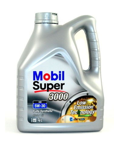 Olej Mobil Super 3000  XE 5W/30 op.4L  VW 505.01 MB 229.51