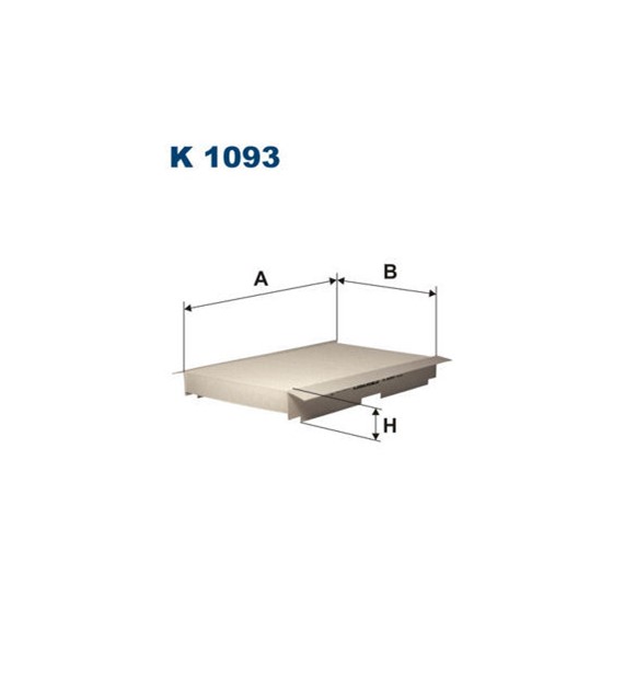 Filtr kabinowy K1093   zam.LA138