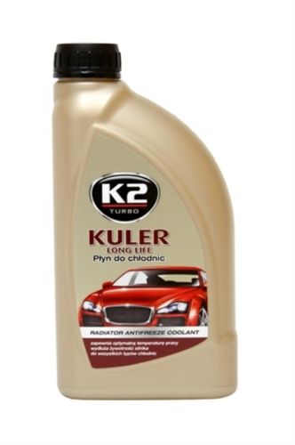 KONCENTRAT Płynu do chłodnic K2 Kuler czerwony G12 Long Life czerwony 1l     (T211C)