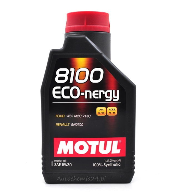 Olej Motul 8100 ECO NERGY 5W/30 1L A5/B5 Ford,Honda,Volvo benz.