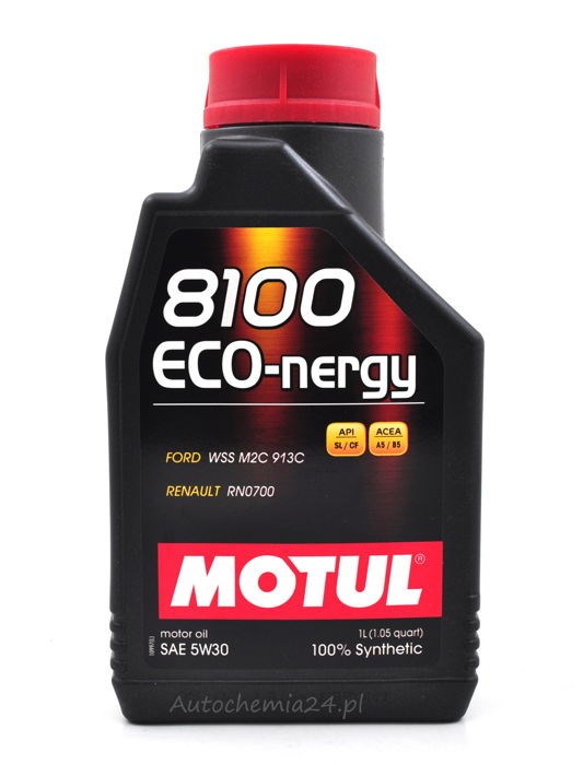Olej Motul 8100 ECO NERGY 5W/30 1L A5/B5 Ford,Honda,Volvo benz.