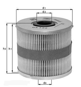 Filtr oleju KNECHT OX122D qq