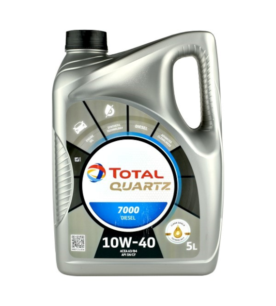 Olej TOTAL Quartz 7000 Diesel 10W/40  5l