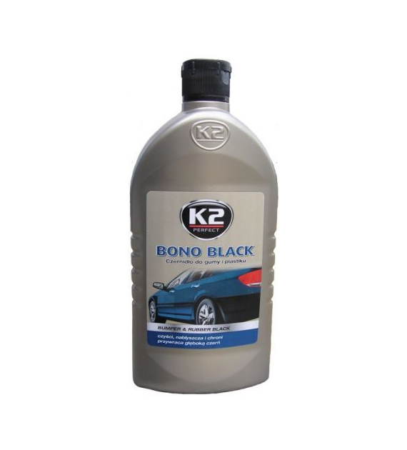 K2 BONO BLACK  czernidło do zderzaków i gumy 500ml   (K035)
