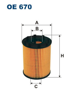 Filtr OE670 zam.OX371D qq