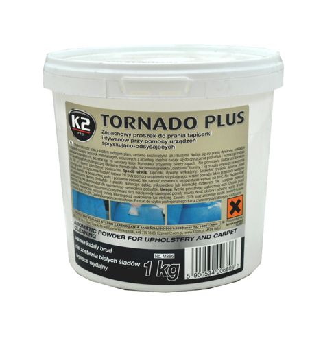 K2 Tornado Plus proszek do prania tapicerek 1kg   (M886)