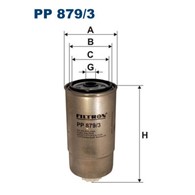 Filtr paliwa PP879/3 zam.KC182