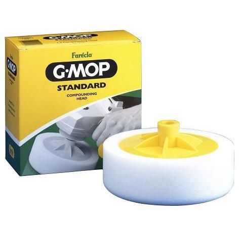 Gąbka polerska Farecla gwint G-MOP 150mm M14 biała twarda