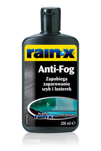 Rain-X Anti-Fog Zapobiega Zaparowaniu szyb i lusterek antyroszeniowy 200ml (czarny)