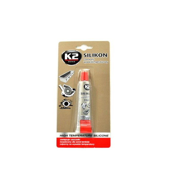 K2 Silikon czerwony luz 21g    (B235)