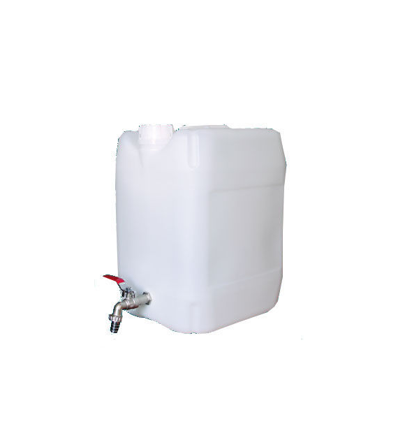 Pojemnik na wodę z zaworem  30l metalowy kranik