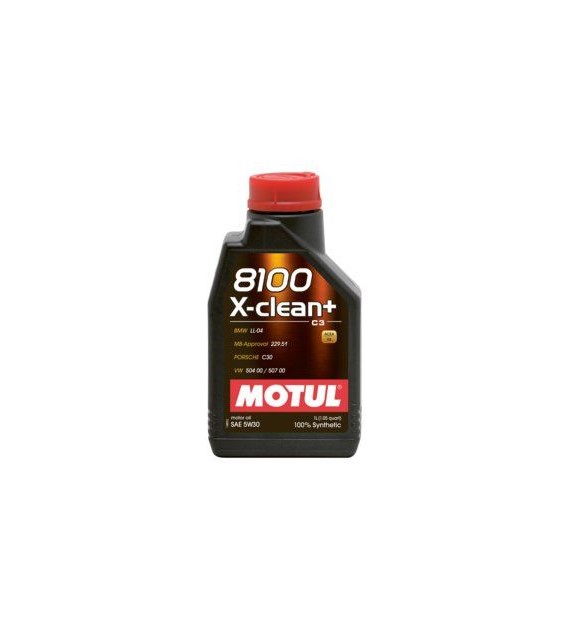 Olej Motul 8100 X-CLEAN + (C3)  5W/30 1L    504.00 507.00