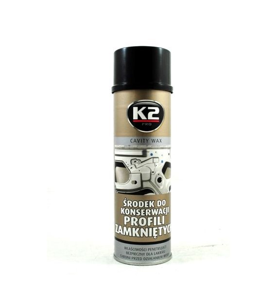K2 Środek do konserwacji profili zamkniętych spray 500ml   (L330)