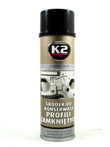 K2 Środek do konserwacji profili zamkniętych spray 500ml   (L330)
