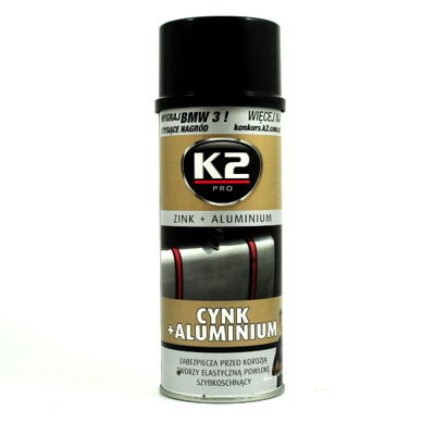 K2 Cynk+Aluminium spray 400ml   (L352)