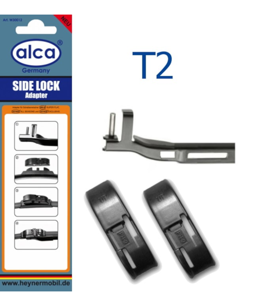 Adapter Alca Heyner  T2 (SL) SIDE LOCK 2szt