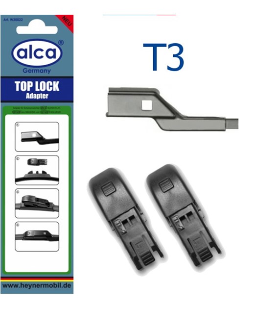 Adapter Alca Heyner  T3 (TL)  2szt TOP LOCK