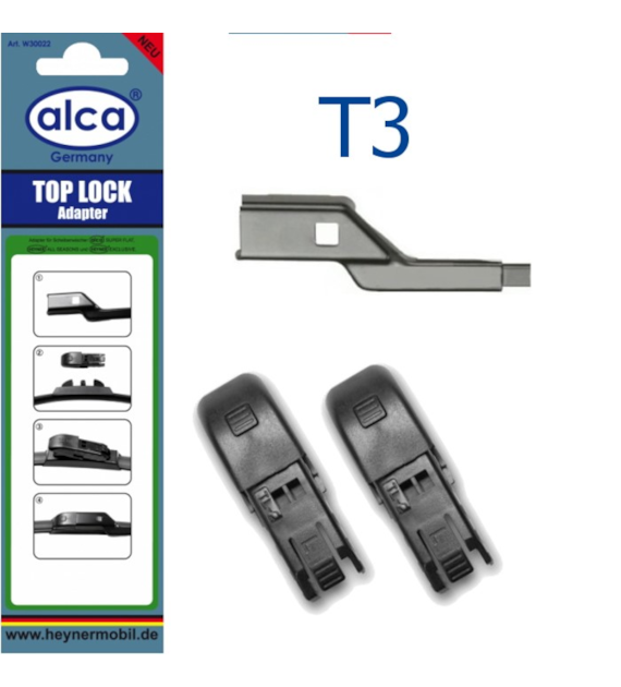 Adapter Alca Heyner  T3 (TL)  2szt TOP LOCK