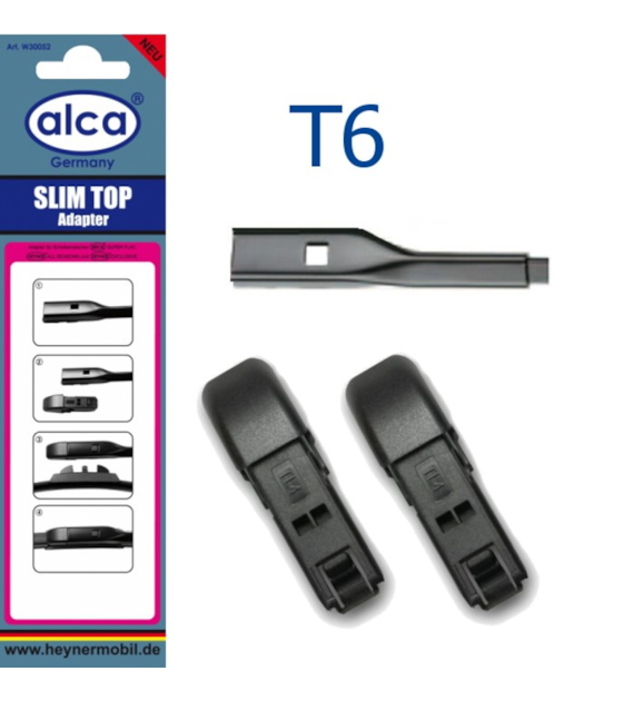 Adapter Alca Heyner  T6  2szt SLIM TOP