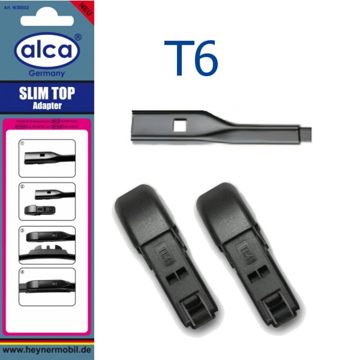 Adapter Alca Heyner  T6  2szt SLIM TOP
