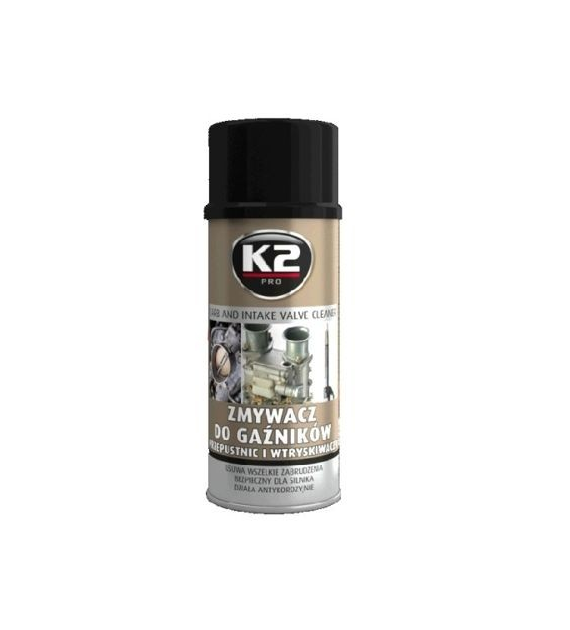 K2 Zmywacz do EGR gaźników i przepustnic spray 400ml   (W128) (op. 12szt)