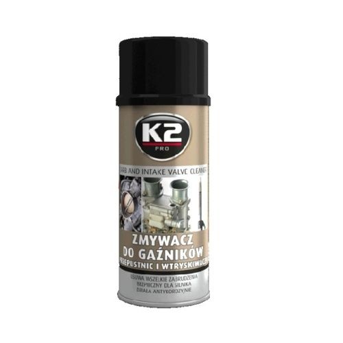 K2 Zmywacz do EGR gaźników i przepustnic spray 400ml   (W128) (op. 12szt)