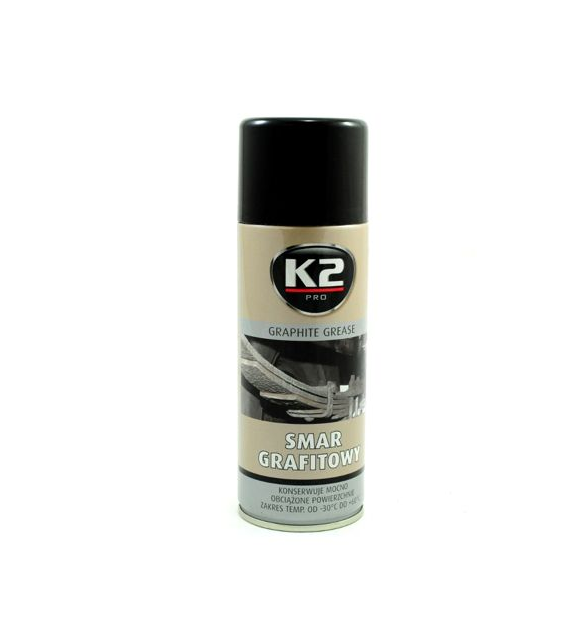 K2 Smar grafitowy spray 400ml    (W130)