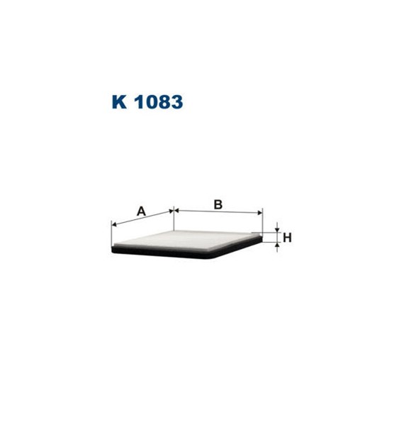 Filtr kabinowy K1083 zam.LA477