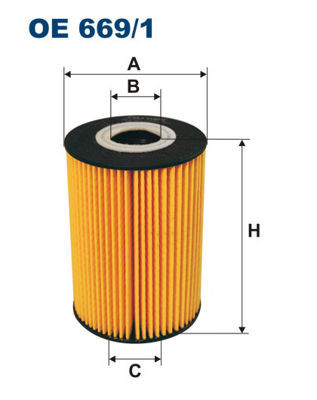 Filtr OE669/1 zam.OX415D qq