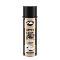 K2 Środek ochronny do karoserii (baranek) spray czarny  500ml   (L310)