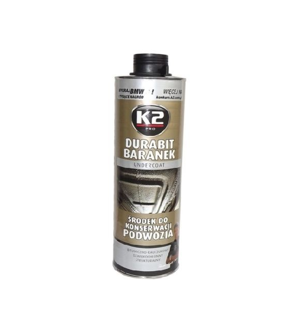 K2 Durabit baranek do konserwacji podwozia pod pistolet czarny 1l   (L325)