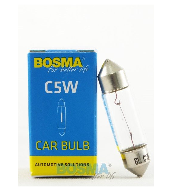 Żarówka 12V  5W rurka Bosma  SV10x36 *1680S* single BOX