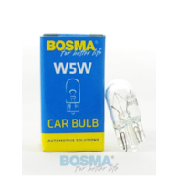 Żarówka 12V  5W W5W T10 całoszklana BOSMA *1949S* single BOX