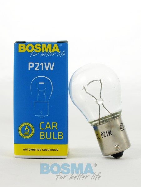 Żarówka 12V 21W Ba15s Bosma *1529S* single BOX P21W