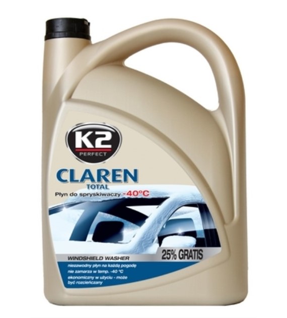 Płyn do sprysk.Claren Total -40C 5l zimowy zapachowy op.4szt na etanolu   (k645)