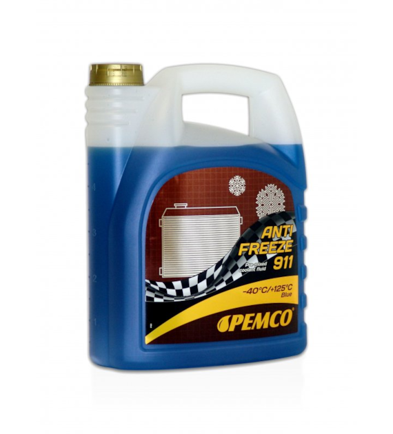 Płyn do chłodnic Pemco -40C    5l gotowy niebieski 911