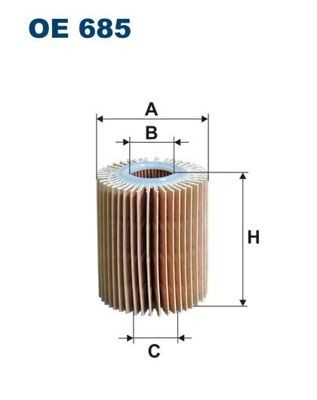 Filtr OE685 zam.OX413D1 qq